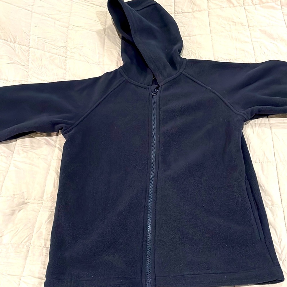 Nautica #2 school uniform Navy  fleece jacket . Size S/P 8 I have 2 listed.